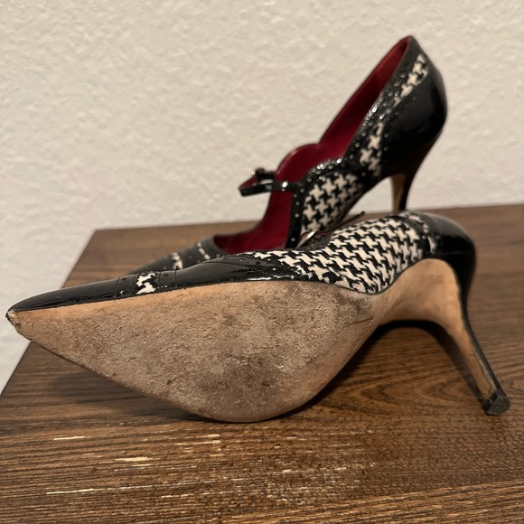 Manolo Blahnik Mary Jane Houndstooth - Picture 3 of 3